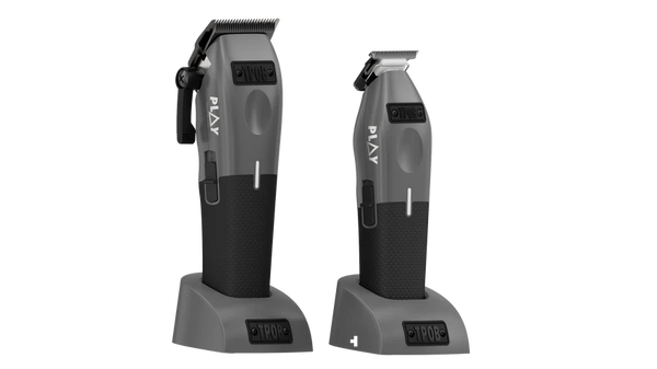 Play Gun Metal Grey Bundle (Clipper & Trimmer)