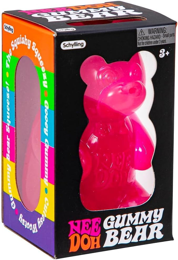 Gummy Bear - Sensory Fidget Toy - Assorted Colors - Ages 3 to Adult (Pack of 2)