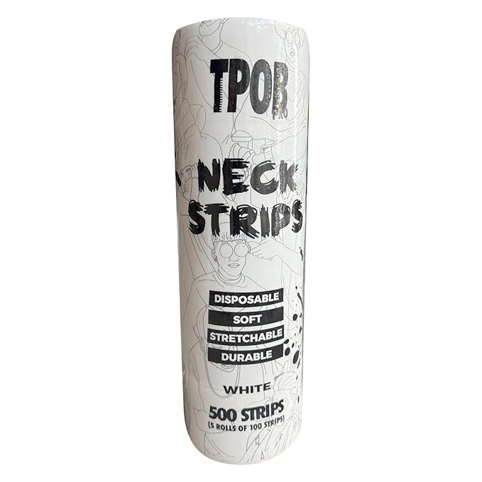Neck Strips White- Case of 20 rolls (10,000 Strips)