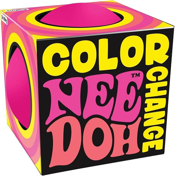 Color Change Groovy Glob! Squishy, Squeezy, Stretchy Stress Balls - Assorted Colors 3 Pack