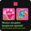 Dream Drop - Sensory Squeeze Toy with Dreamy Smooth Squeeze - 3" Tall - Color May Vary (Pack of 1)