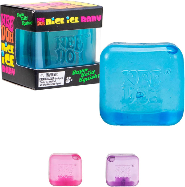 Nice Ice Baby - Sensory Squeeze Toy - Super Solid Squish - 1.25" Wide - Color May Vary (Pack of 1)