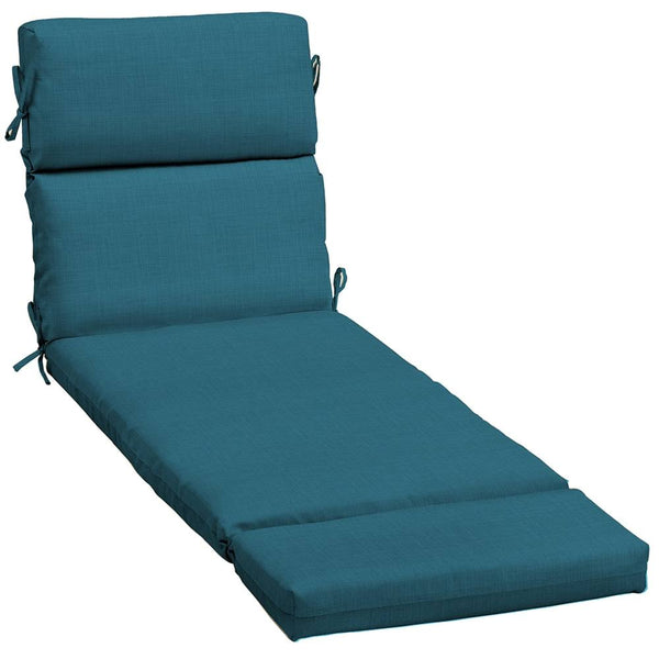 Style Selections Texture Peacock Patio Chaise Lounge Chair Cushion Polyester | AD34592B-D9C1