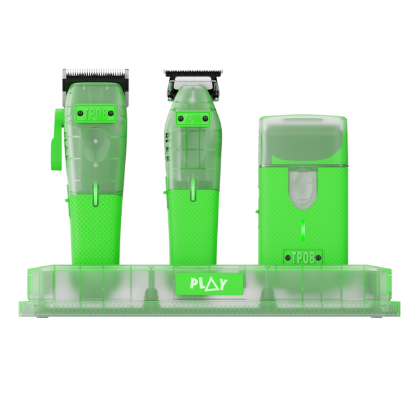 PLAY MINI Transparent GREEN bundle with stand